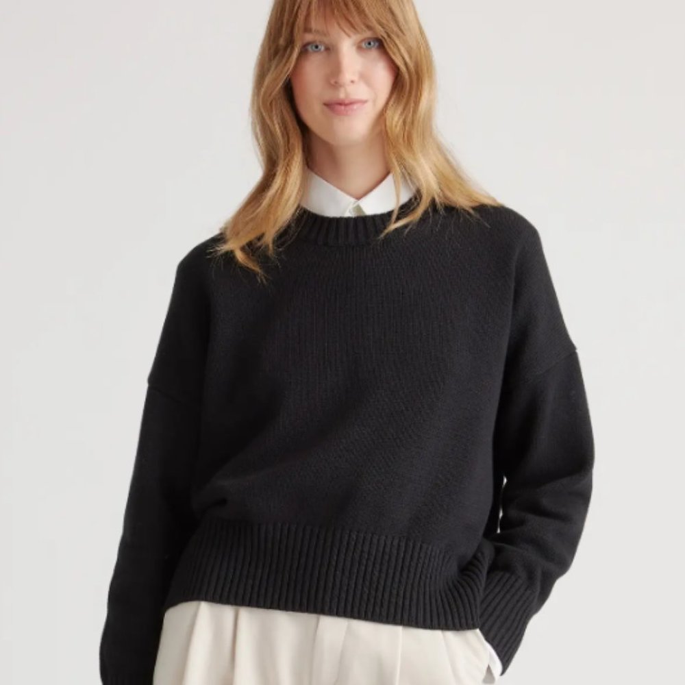 Organic Sweater - Quince Boyfriend Sweater